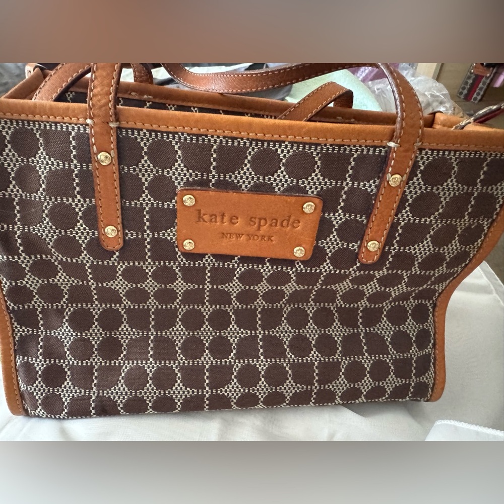 Kate Spade Brown Patterned Tote